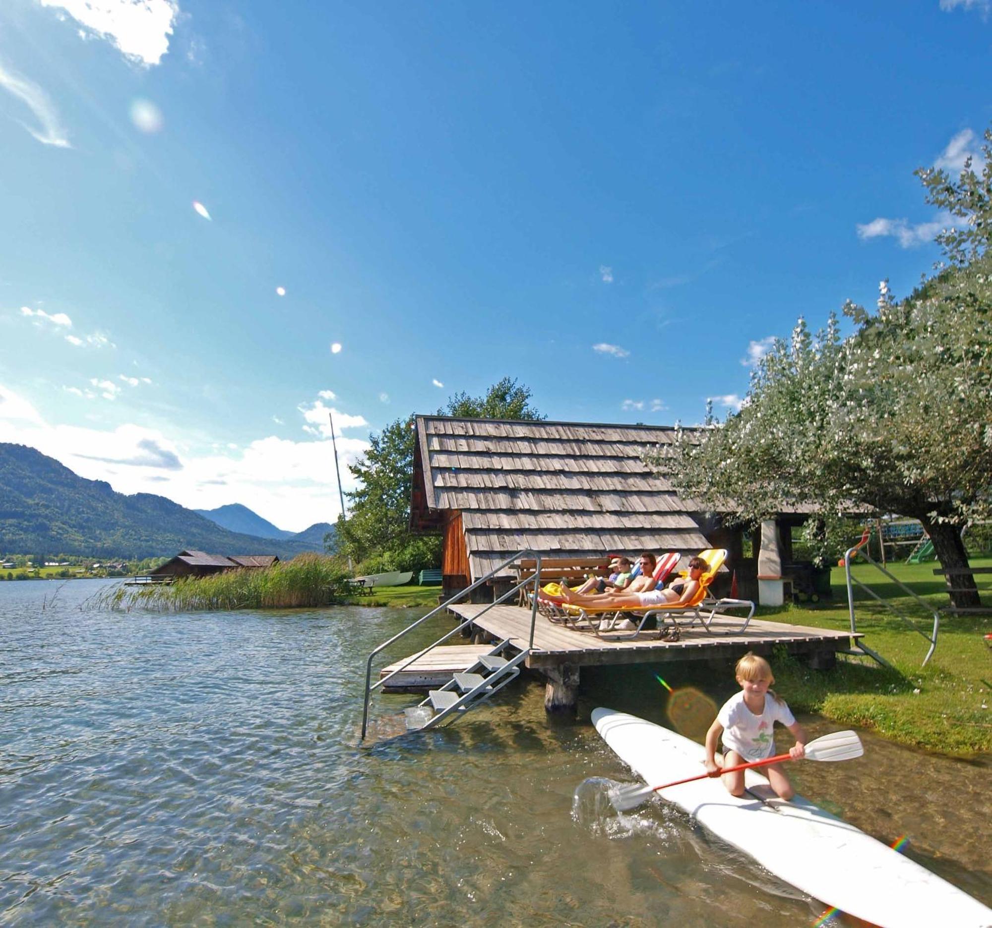Ferienhof Obergasser Und Bergblick Weissensee Eksteriør billede